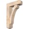 Ekena Millwork Legacy Craftsman Smooth Bracket w/ Offset Brace, Douglas Fir, 7 1/2"W x 26"D x 38"H BKT0806X26X38LEC04SDF - alternate 1